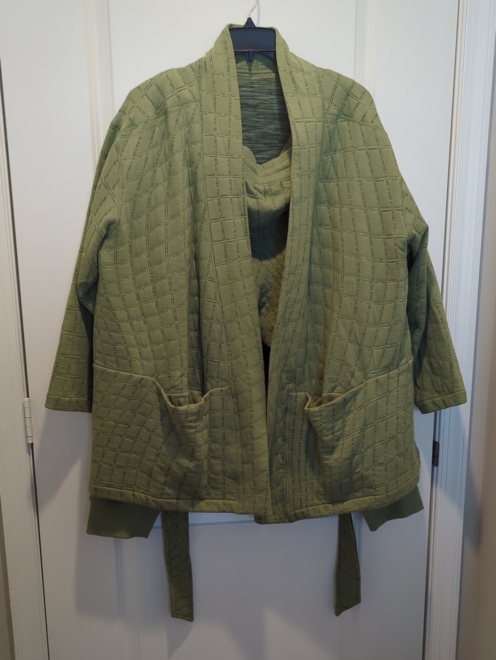 Nike Quilted Yoga Thermafit Set Jacket And Pants Reversible Size 2x